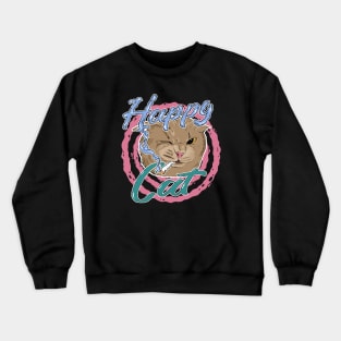 Happy Cat Crewneck Sweatshirt